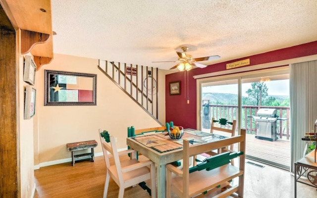 A-frame Ruidoso Retreat w/ Deck, Grill & Views!
