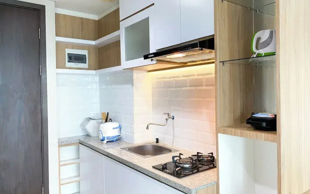 Wooden Style Studio At Lrt City Bekasi Apartment