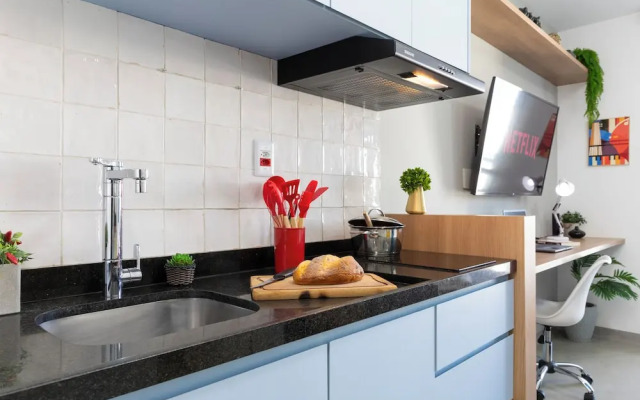 Vista Incrível com piscina e academia