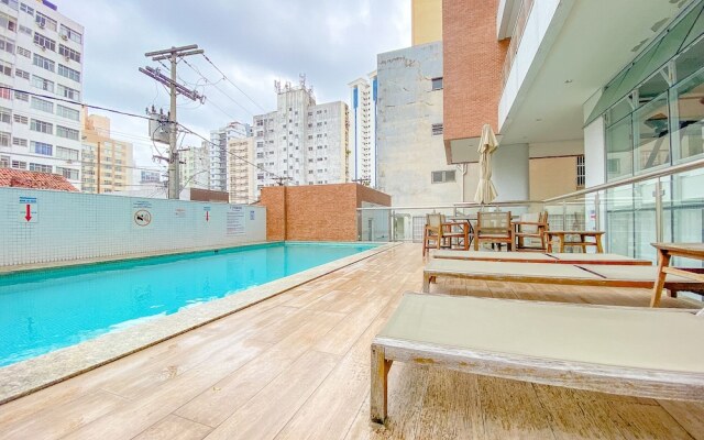 BR06 Quarto e Sala - 550m Praia da Barra