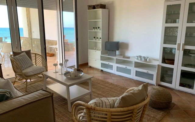 Sfondo Blu Villa sul mare