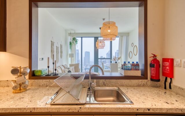 Boho-Chic Cosy 1BR, minutes to Burj Khalifa