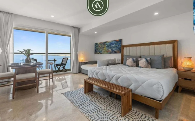 Luxury Studio With Oceanview - Beach - Pool - GYM