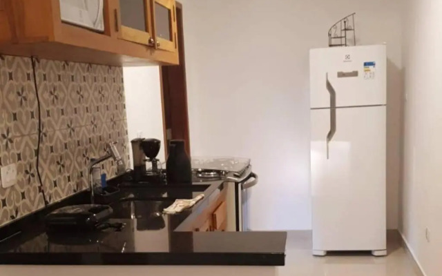 Casa com varanda, ar condicionado pet friendly