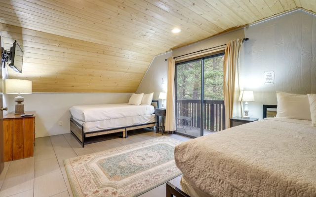 Deluxe A-frame Home w/ Game Room & Deck!