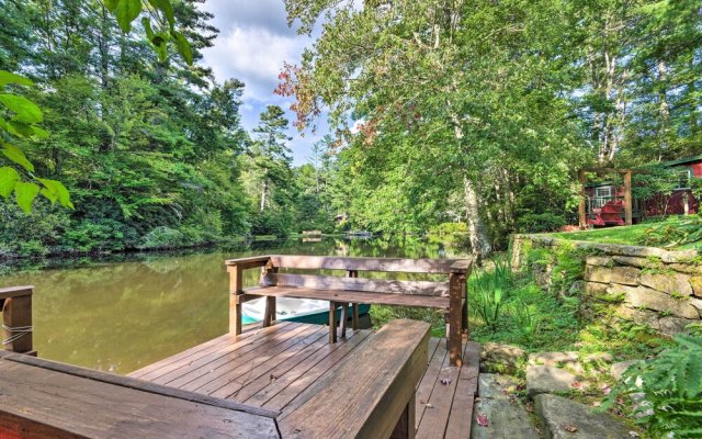 Waterfront Home w/ Boat Dock on Mirror Lake!