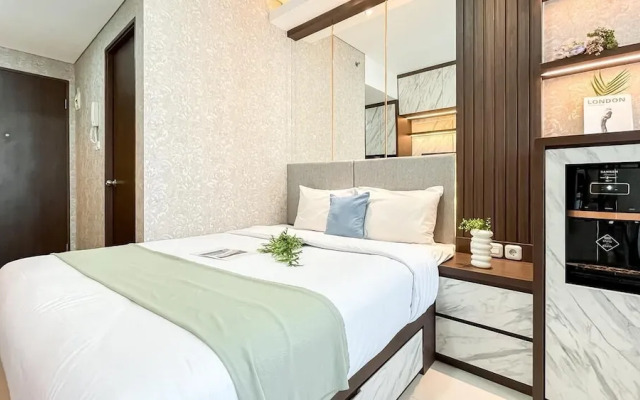 Earth Tone Studio Apartment At Transpark Bintaro