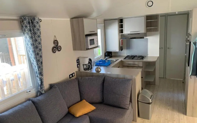 Mobilhome. casita camping du conguel