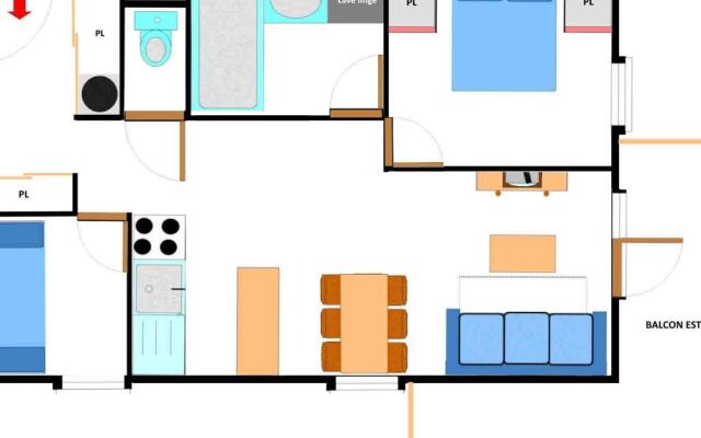 Appartement Aussois, 3 pièces, 6 personnes - FR-1-508-244