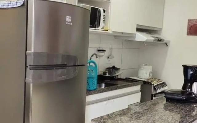 Apartamento com piscina e churrasqueira em Ubatuba