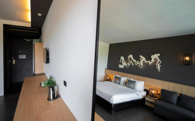 The VELO'S hotel and BMX Pump Track