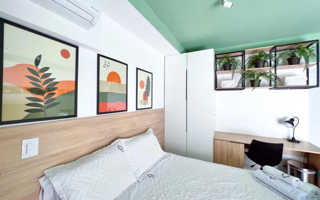 Apartamento para renovar as energias - Cama Queen