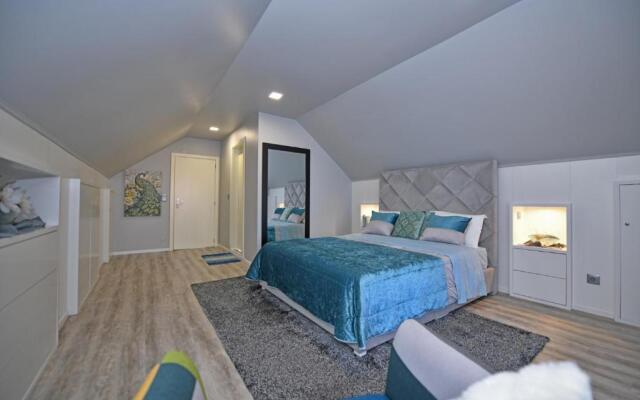 Studio privado com vista mar e montanha