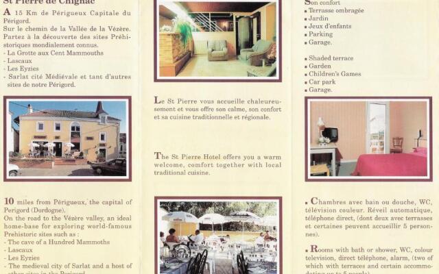 Hôtel Le Saint Pierre à St-Pierre de Chignac en Périgord
