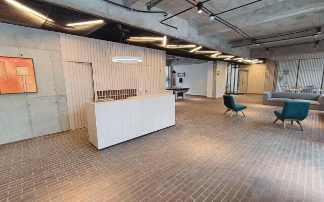 Loft moderno con vista a los cerros en Chapinero