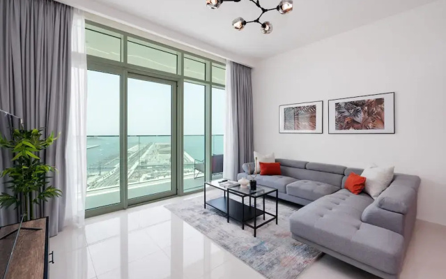 Elegant 2BR Emaar Beachfront Retreat