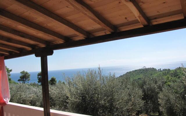 Elia house 1 astoning sea view among the olive trees
