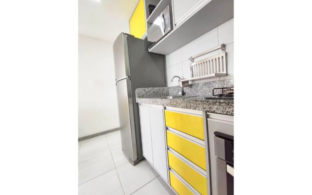 Flat de 1 quarto - Muro alto Condomínio Clube