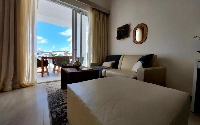 Unique Pool & Golf view retreat 1BR at Cana Pearl