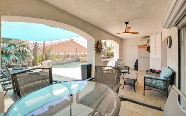 Pool, Patio & Grill: Desert Hot Springs Retreat!