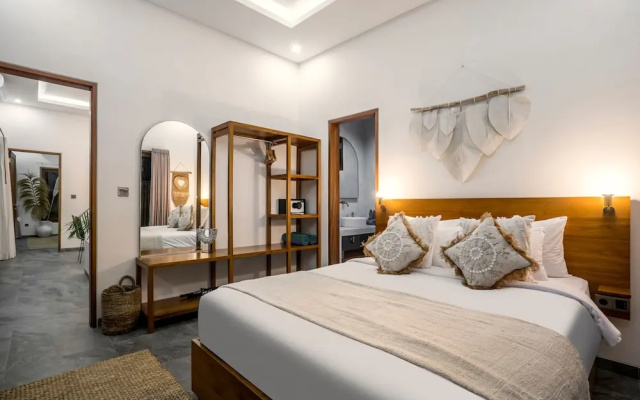 Villa Grateful by Alfred in Bali - Stunning 2BR Dream Villa With Ricefield View – Guest Rooms – Sukawati