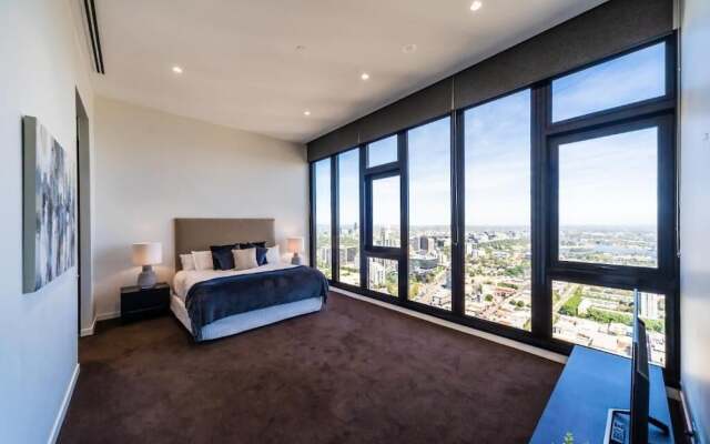Melbourne City Apartments Panoramic Skyview Penthouse