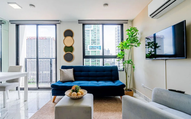 w Sophisticated 1BR w High-rise View in Calle 50