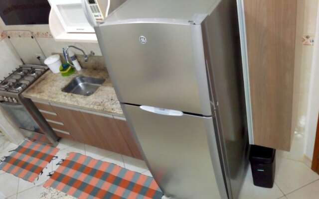 Apto. Pé na areia com Churrasqueira