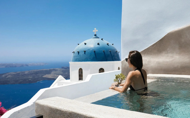 Luxury Villa Blue Dome Santorini