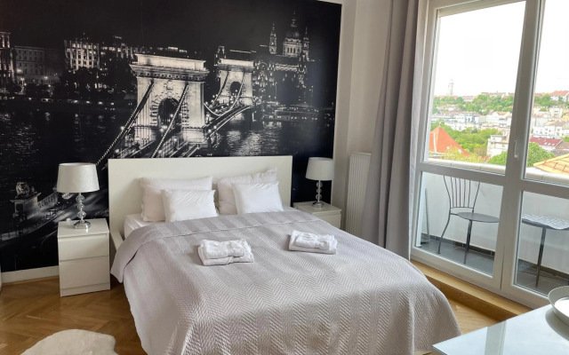 Panoramic Apt. near Chain Bridge