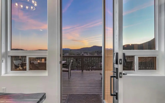 Modern Pine Retreat w/ Deck & Stunning Views!