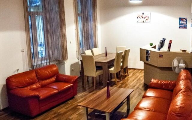 Inside Hostel Budapest