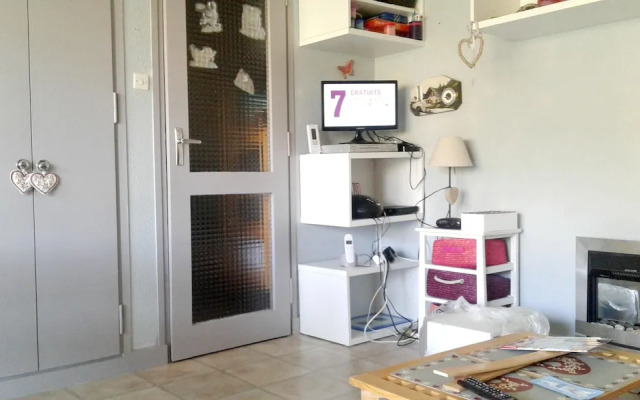 Studio in Allevard, With Wonderful Mountain View, Furnished Balcony an