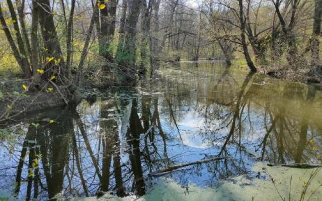 Chalupa v zahradě mezi vinohrady