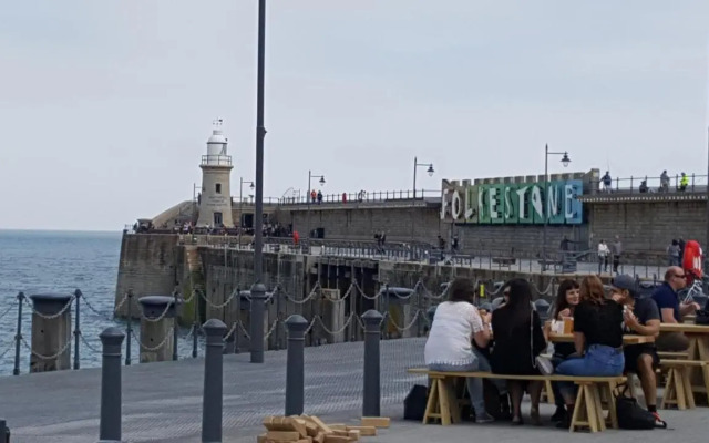Folkestone harbour view
