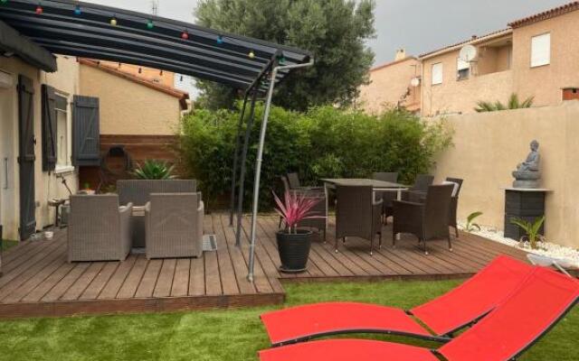 Jolie Villa climatisée piscine chauffée Perpignan
