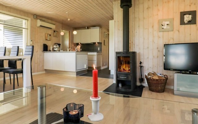 Modern Cabin in Logstor With Fireplace