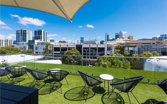 Boho Room in the City With Remarkable Rooftop