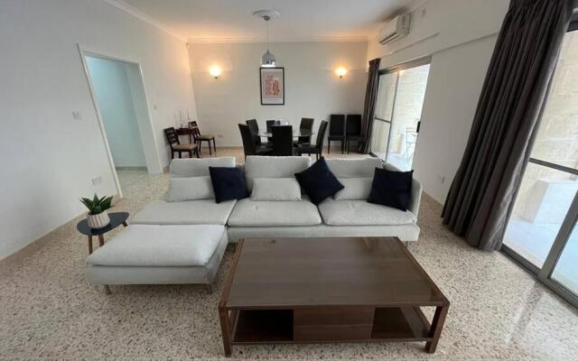 Seaview 3 bedroom apartment in Sliema