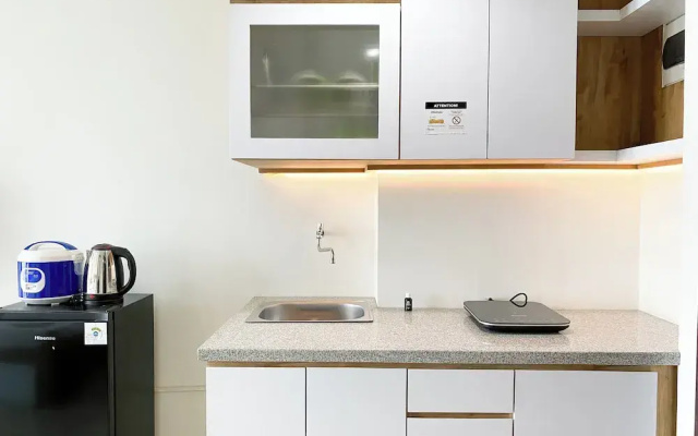 Wooden Touch Studio At Lrt City Bekasi Apartment