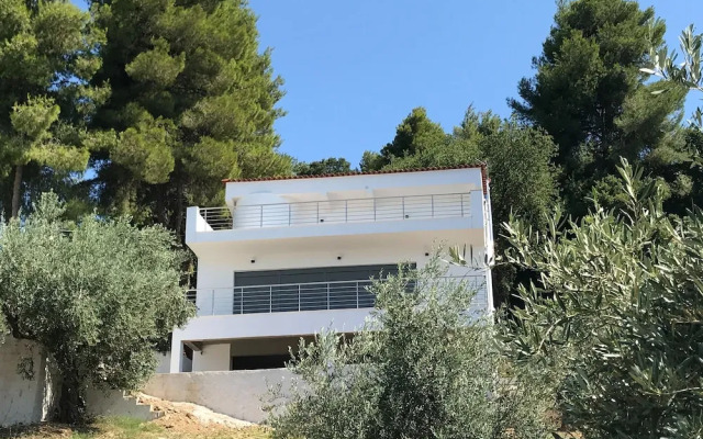 Villa Christina Asproneri With Panoramic Sea View