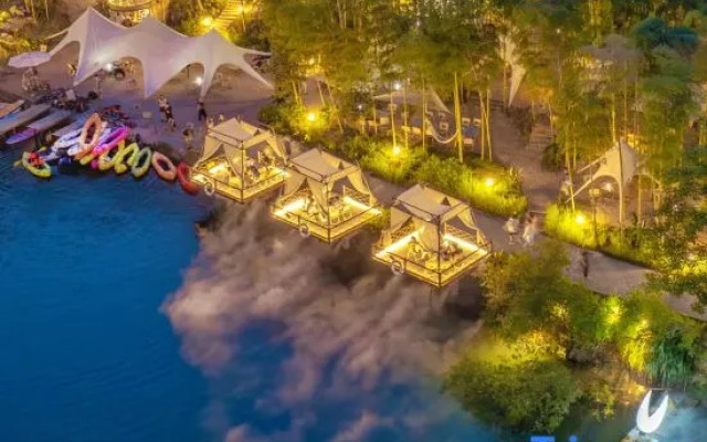 Yehexi·Samar Xingxi Camping·Private Tang Hot Spring Wild Luxury Homestay
