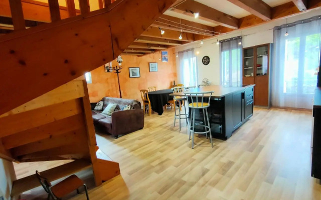 Duplex maison de village, plages, LESCLESDENICOLE