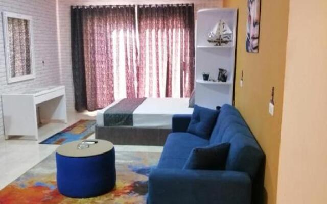 Comfortable studio pool view hurgada palma