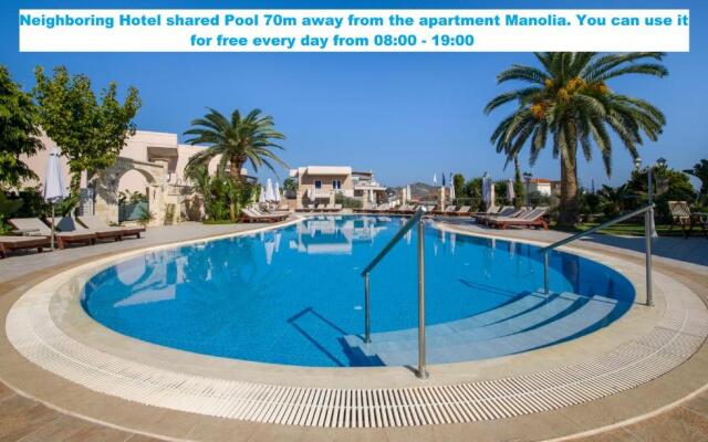 Manolia Dream Apartment 3-bedrooms 30m to the beach