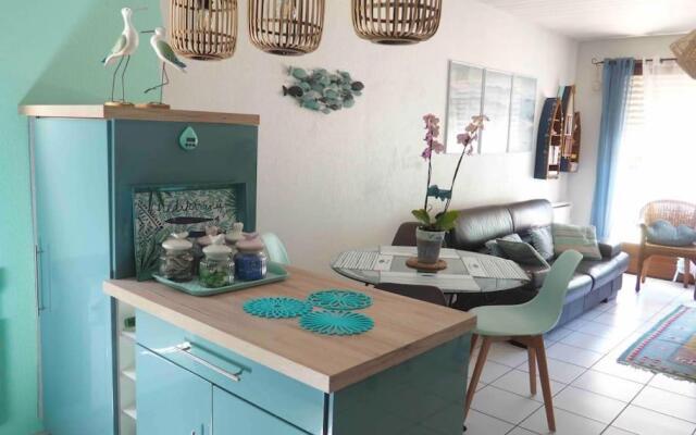 T2 « lémanesque » aux nuances du lac avec jardin