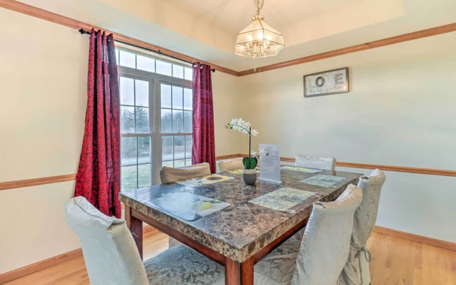 Game Room + Fire Pit: Poconos Family Getaway