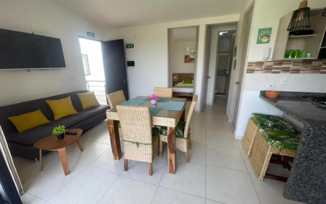 G308-Hermoso Apartamento en la Tebaida,en condominio campestre