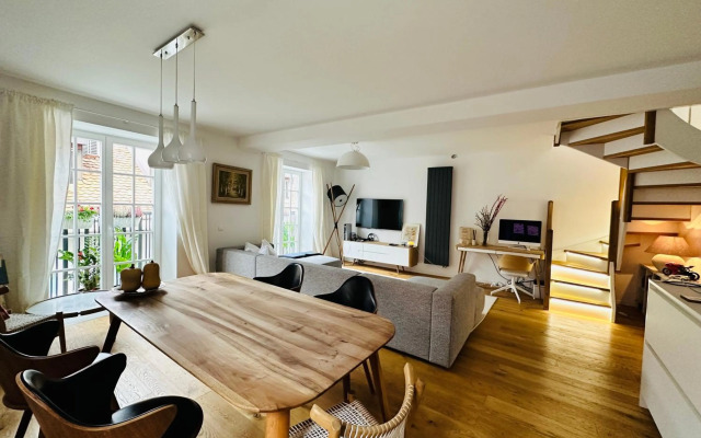 Top view residence in central Ljubljana