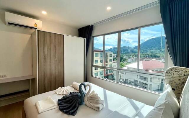 Top Floor One Br Apartment Between Patong hkt City